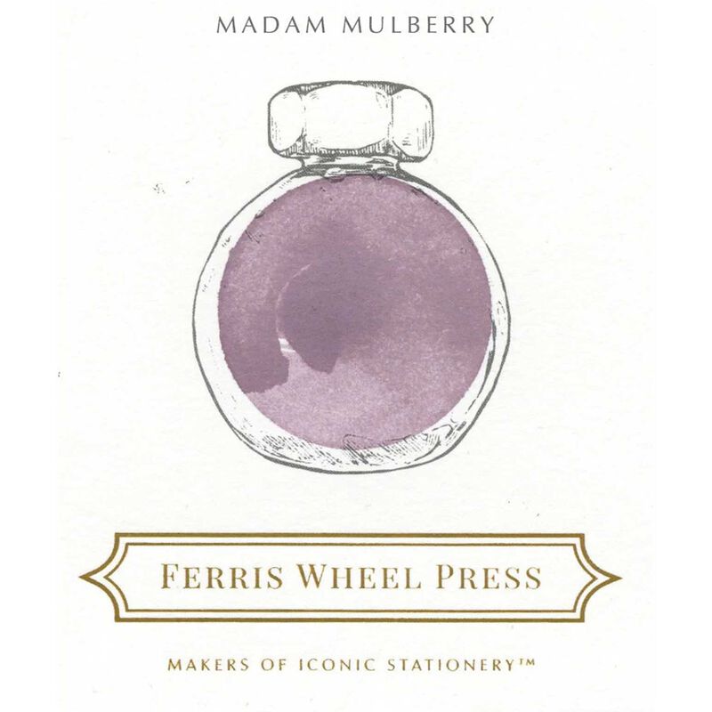 Ferris Wheel Press Fountain Pen Ink - Madam Mulberry 38ml image number 1